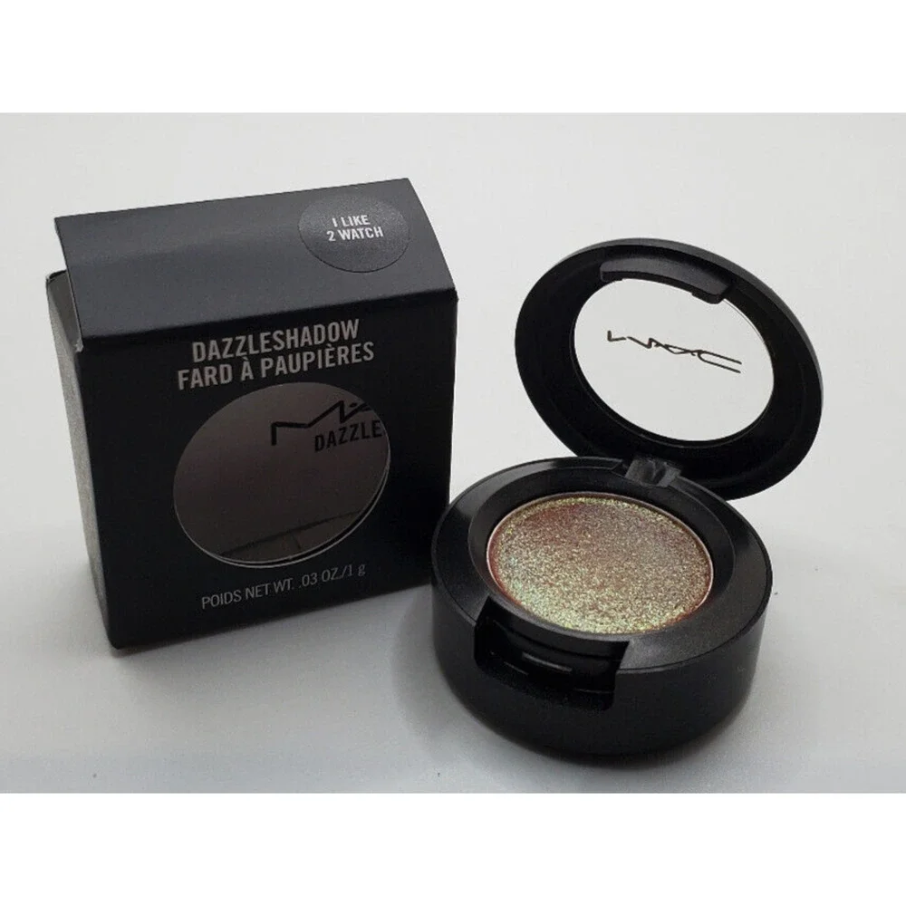 MAC I LIKE TO WATCH Eye Shadow ~ Midtone Brown Gold ~Dazzleshadow Metallic NIB